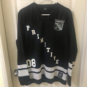 Primitive Black Hockey Jersey